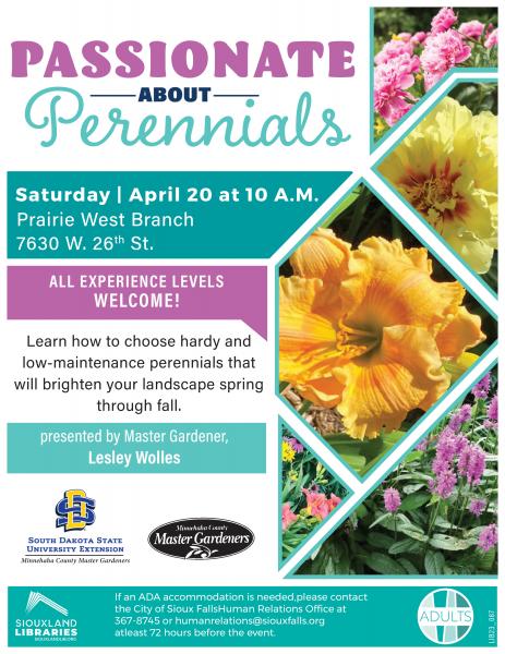 Image for event: Passionate About Perennials
