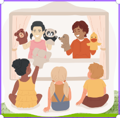 Image for event: Puppet Show: Storybook Characters Looking for Work