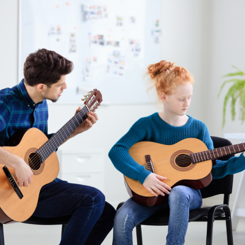 Image for event: Lessons at the Library: Beginner Guitar