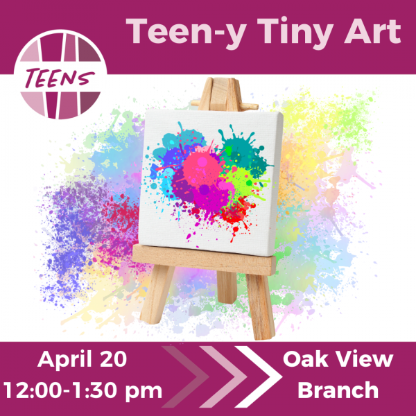 Image for event: Teen-y Tiny Art